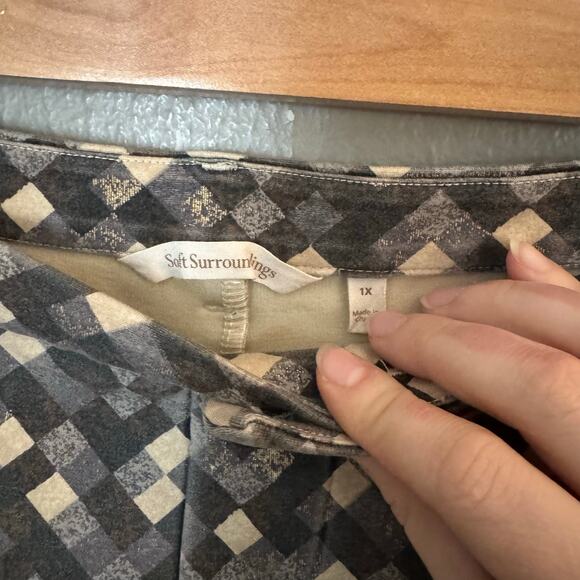 SOFT SURROUNDINGS Patterened Legging Pants Size 1x Casual workwear - Picture 6 of 9